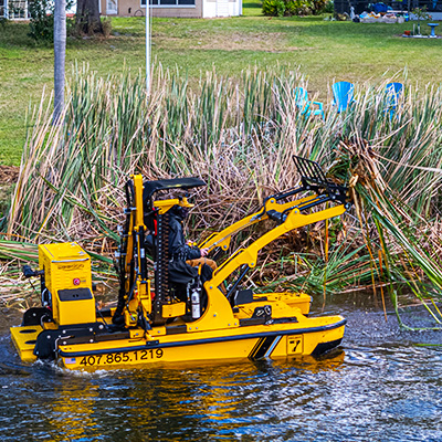 Eco Friendly Mechanical Lake Cleaning Raises Property Values in Central Florida